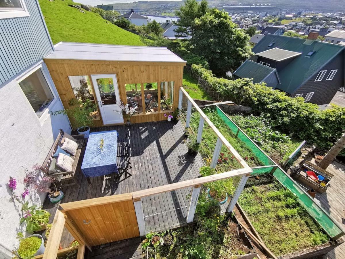 A Green Pearl In The Heart Of Tórshavn Exteriér fotografie